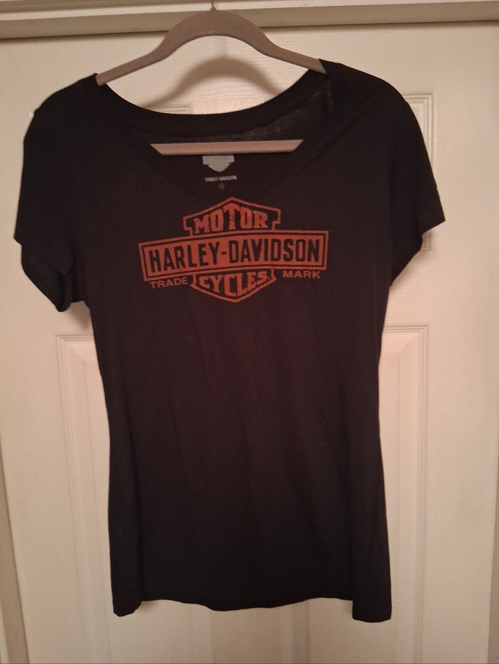 Women's v neck harley Davidson shirt